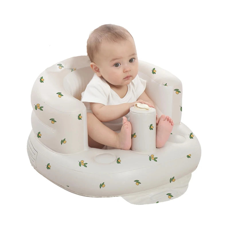 Inflatable para bebés ideal para los bebés de 4 a 18 meses  ideal para paseos, camping, comodidad en el hogar.