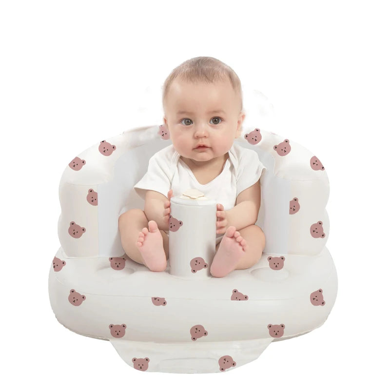 Inflatable para bebés ideal para los bebés de 4 a 18 meses  ideal para paseos, camping, comodidad en el hogar.