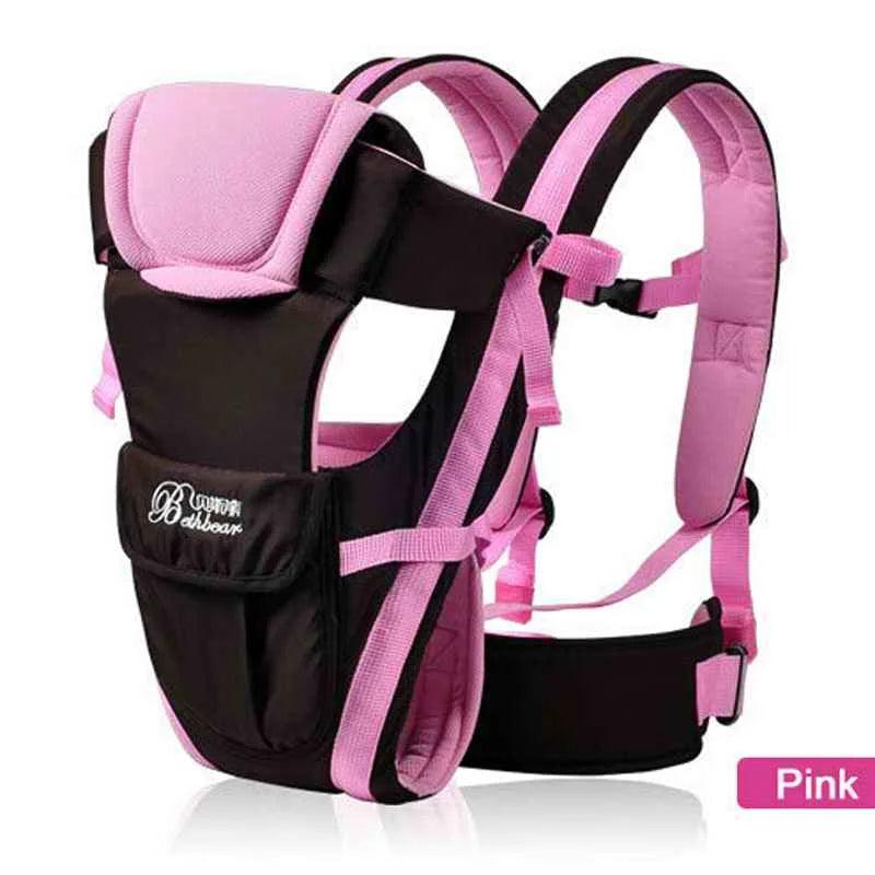 Mochila portabebés Beth Bear, transpirable, frontal, 4 en 1, cómoda para bebés, estilo canguro y fular, nueva