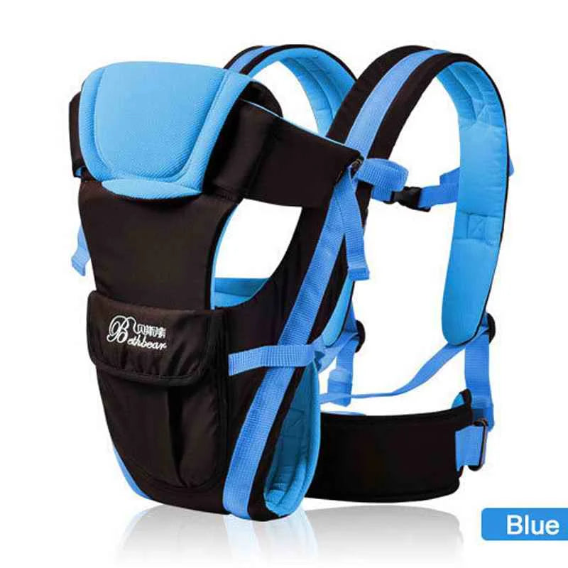 Mochila portabebés Beth Bear, transpirable, frontal, 4 en 1, cómoda para bebés, estilo canguro y fular, nueva