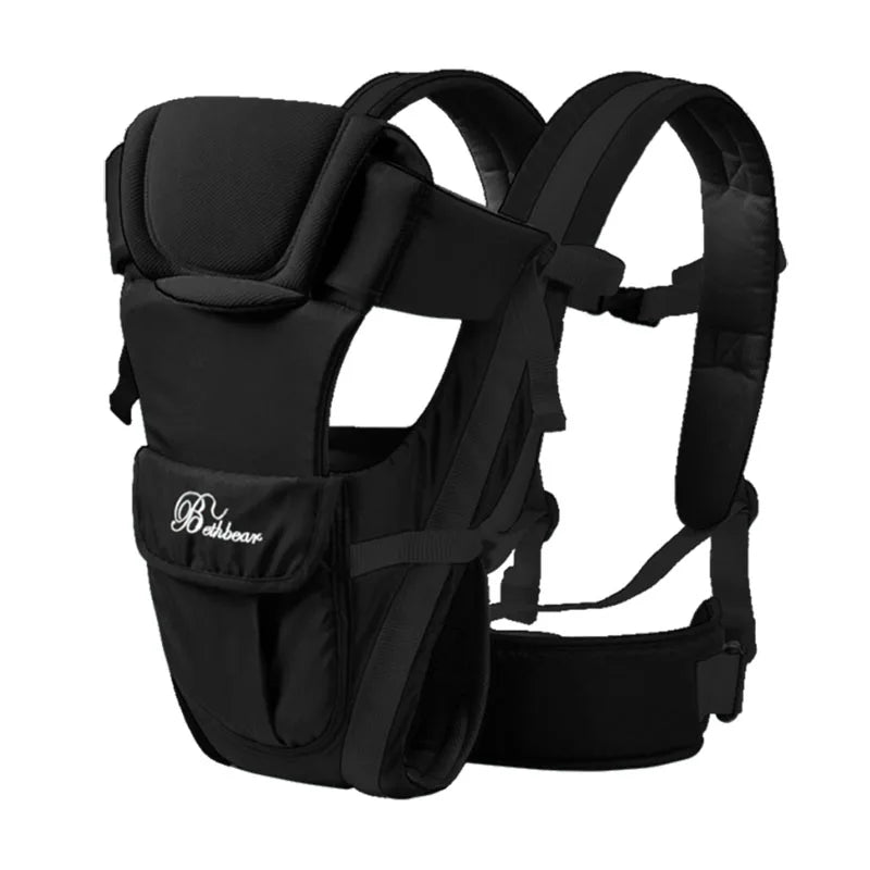 Mochila portabebés Beth Bear, transpirable, frontal, 4 en 1, cómoda para bebés, estilo canguro y fular, nueva